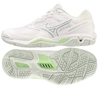 Piłka ręczna - Buty do piłki ręcznej Mizuno Wave Phantom 3 W X1GB226035 białe białe - miniaturka - grafika 1