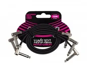 Inne akcesoria gitarowe - Ernie Ball 30,5 cm Płaska wstążka łatka kabel 3-pak P06222 - miniaturka - grafika 1