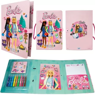 Zestaw Barbie Notes podróżny Odważni Odkrywcy+ akcesoria - Notesy i bloczki - miniaturka - grafika 1