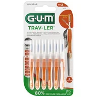 Szczoteczki międzyzębowe - Gum Butler Trav-Ler szczoteczki międzyzębowe 6 szt 0,9 mm - miniaturka - grafika 1