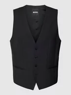 Kamizelki męskie - Kamizelka z lamowanymi kieszeniami model ‘Huge Vest’ - miniaturka - grafika 1