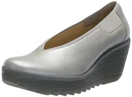 Czółenka - Fly London Damskie czółenka Yoza438fly, Srebrny Borgogna, 41 EU - miniaturka - grafika 1