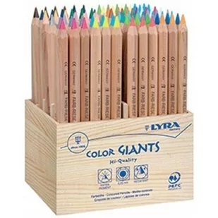 Kredka GIANTS pojedyńcza mix kolor 9400 LYRA - Przybory szkolne - miniaturka - grafika 1