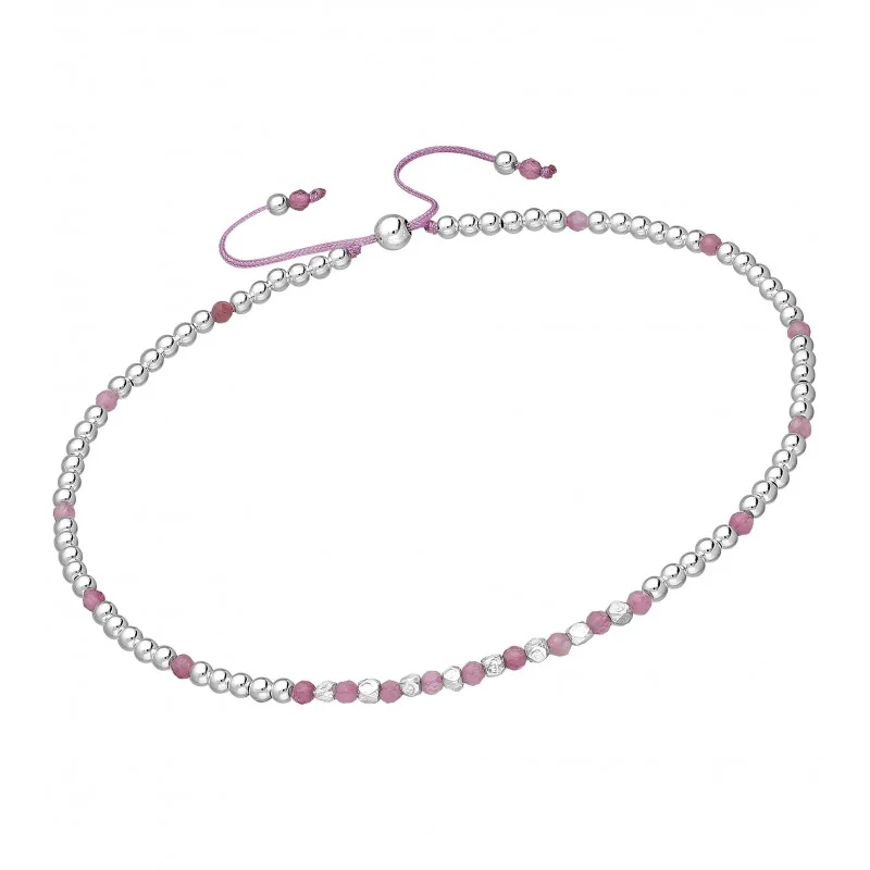 Bransoletka Pinky Winky - 22 cm / srebrny