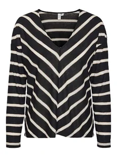 Vero Moda Bluzka "Otilje" w kolorze czarnym - Bluzki damskie - miniaturka - grafika 1