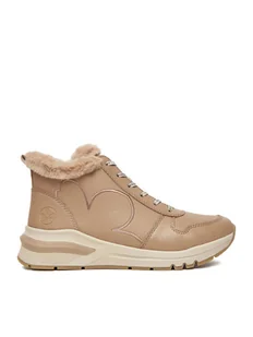 Rieker Trzewiki CEO-M6606-20 Beżowy - Botki damskie - miniaturka - grafika 1