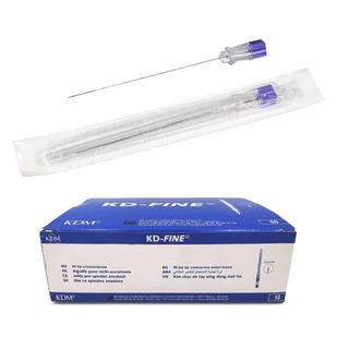 Igły do punkcji lędźwiowej 88mm x 0,55mm 24G KDM KD-Fine Spinal 50szt - Meble i wyposażenie gabinetów medycznych - miniaturka - grafika 1