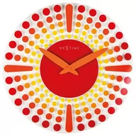 Zegary - Nextime Zegar ścienny Dreamtime, czerwony - miniaturka - grafika 1