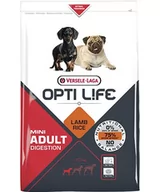 Sucha karma dla psów - Versele-Laga Opti Life Adult Digestion Mini Lamb&Rice 2,5 kg - miniaturka - grafika 1