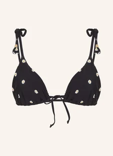 Seafolly Góra Od Bikini Trójkątnego Daisychain schwarz - SEAFOLLY - Stroje kąpielowe - miniaturka - grafika 1
