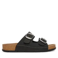 Klapki i japonki damskie - Klapki Scholl Bora 2 Buckles MF00751 Czarny - miniaturka - grafika 1