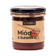 Miód - Miód z żurawiną pasieka Łysoń - miniaturka - grafika 1