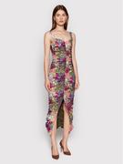 Sukienki - ROTATE Sukienka letnia Dothe RT1208 Kolorowy Slim Fit - miniaturka - grafika 1
