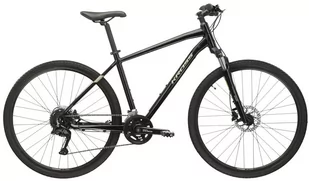 Rower crossowy męski KROSS EVADO 5.0 M 28" L (21") CZARNY ZIELONY - Rowery - miniaturka - grafika 1