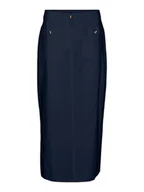 Spódnice - Vero Moda Spódnica "Luna" w kolorze granatowym - miniaturka - grafika 1