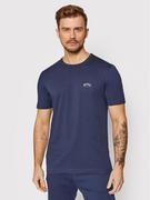Koszulki męskie - Hugo Boss T-Shirt Tee Curved 50412363 Granatowy Regular Fit - miniaturka - grafika 1