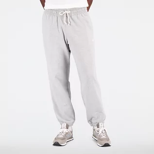 Spodnie damskie - Spodnie męskie New Balance MP31503AG  szare - grafika 1