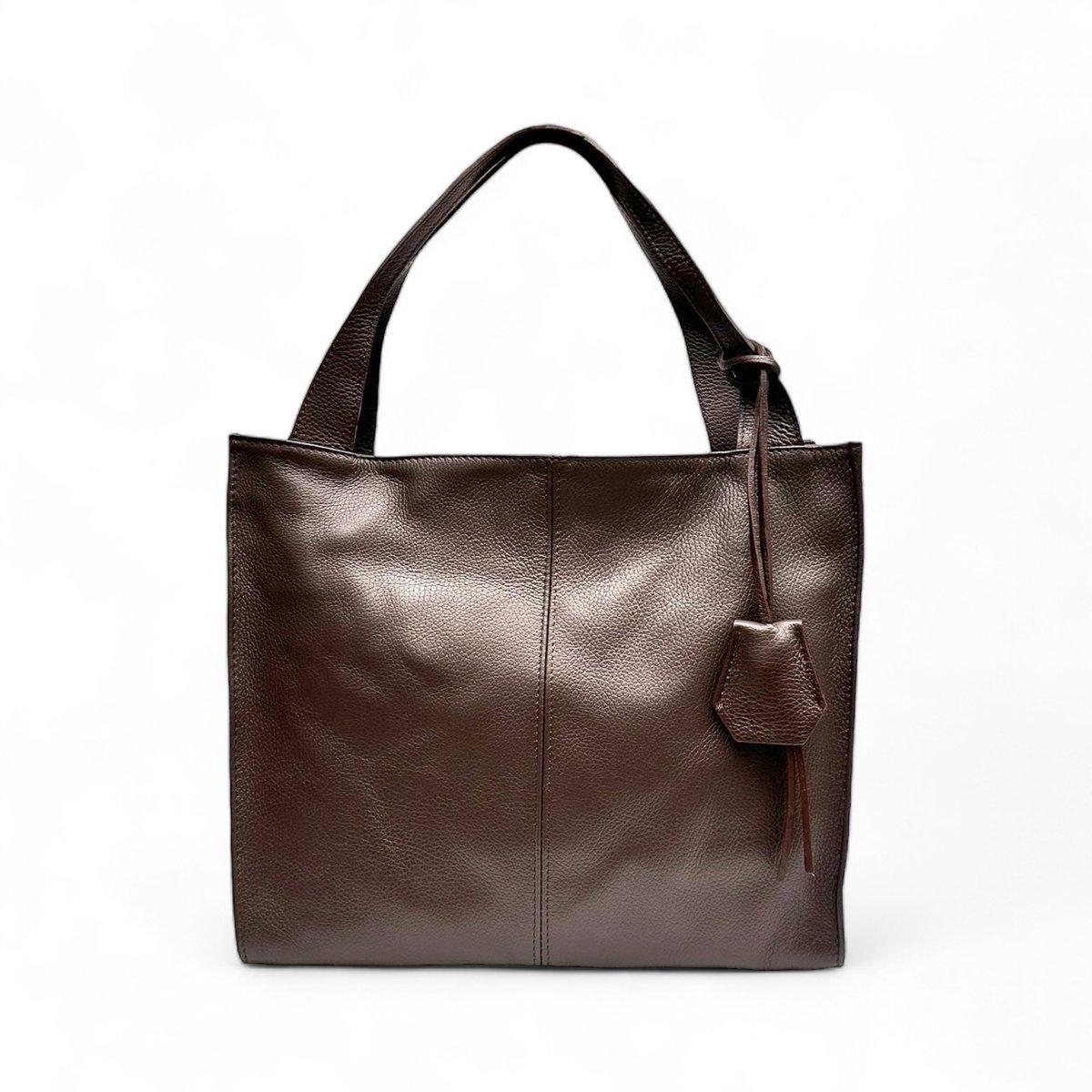 Torebka Damska Shopper, skóra Elif Espresso