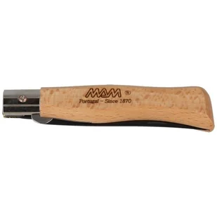 MAM - Nóż składany z blokadą Black Titanium Beech Wood 90 mm - 2109 - Noże - miniaturka - grafika 6