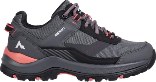 Mckinley Kona VI AQX Buty do biegania w terenie, antracytowe/czerwone/czarne, 35 EU, Anthracite Red Black, 35 EU
