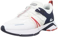 Trampki męskie - Lacoste L003 0722 1 SMA, Trampki męskie, Wht Nvy Red, 42 EU - miniaturka - grafika 1