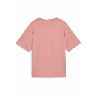 Młodzieżowa koszulka Essentials Boxy PUMA Pink Fruit - Odzież sportowa dziecięca - miniaturka - grafika 1