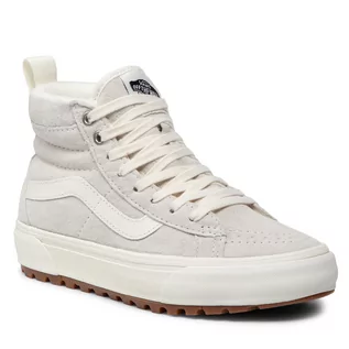 Trampki damskie - Vans Sneakersy Sk8-Hi Mte-1 VN0A5HZYQC51 Marshmallow/Marshmallow - grafika 1