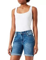 Spodenki damskie - Pepe Jeans Damskie szorty Poppy Cargo, 000 dżins, 25W - miniaturka - grafika 1