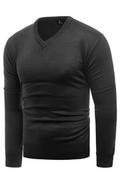 Swetry męskie - bluza /sweter męski 2200a - czarny - Risardi - miniaturka - grafika 1