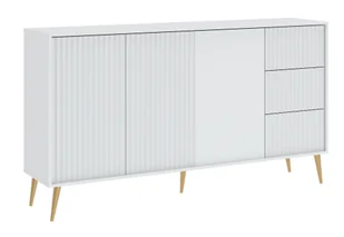 Komoda Barcelona 3D3S Biała - Inne meble do salonu - miniaturka - grafika 1