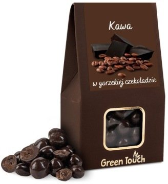 Kawa ziarna w gorzkiej czekoladzie 100g