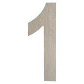 Akcesoria do drzwi - Cyfra "1" samoprzylepna ANO 50 mm inox - miniaturka - grafika 1