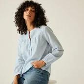 Koszule damskie - Regatta Damska koszula lekka Natine Niebieski, Rozmiar: 34 - miniaturka - grafika 1