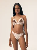 Majtki damskie - Brazyliany Bien Esotiq kremowy XL - TYLKO EXPORT - miniaturka - grafika 1