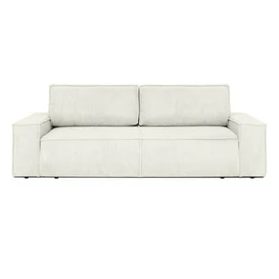 Sofa do salonu rozkładana Pllow KH1501100207 King Home sztruks wygoda jasny beżowy - Sofy i kanapy - miniaturka - grafika 1