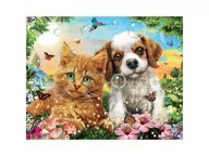 Zabawki kreatywne - Haft Diamentowy, Obraz, Mozaika Diamentowa Diamond Painting, Przyjaciele 40X30Cm - miniaturka - grafika 1