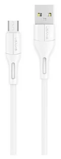 USAMS Kabel U68 microUSB 2A Fast Charge 1m biały/white SJ502USB02 (US-SJ502) - Kable USB - miniaturka - grafika 1
