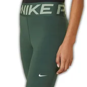 Legginsy - NIKE PRO LEGGINSY DAMSKIE SHORTY DRI-FIT ZIELONE ROZMIAR S WYGODA SPORTOWE - miniaturka - grafika 1
