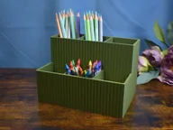 Przyborniki na biurko - Organizer na biurko przybornik na kredki długopisy ołówki kosmetyki - miniaturka - grafika 1