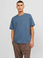 Koszulki męskie - Jack&Jones T-Shirt Paulos 12245087 Niebieski Standard Fit - miniaturka - grafika 1