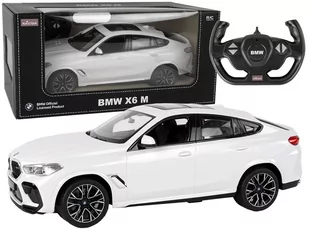 Auto R/C BMW X6 M 1:14 białe - Sport i wypoczynek - miniaturka - grafika 1