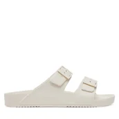 Klapki i japonki męskie - Klapki Jack&Jones Jfwcroxton 12204004 Écru - miniaturka - grafika 1