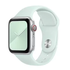 Fixed zestaw pasków silikonowych Silicone Strap Apple Watch 42/44/45 mm jasnozielony FIXSST 434 LGGRE - Akcesoria do smartwatchy - miniaturka - grafika 1