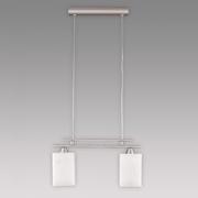 Lampy sufitowe - Prezent Lampa wisząca RAPO 2xE27/60W matowy/chrom - miniaturka - grafika 1