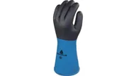 Rękawice robocze - Delta Plus Rękawica z Pvc/nitrylową na wkładzie z Akrylu - Strona Chwytna Powlekana Pvc/Nitrylem - 30 Cm kolor niebieski 10 VV837BL10 VV837BL10 - miniaturka - grafika 1