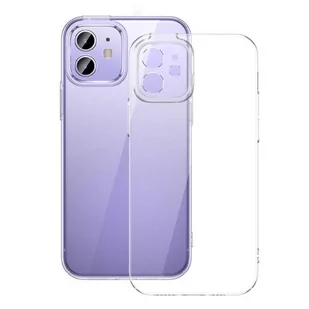Baseus Zestaw ochronny Crystal przeźroczyste etui i szkło hartowane do iPhone 12 (ultra cienkie) - Etui i futerały do telefonów - miniaturka - grafika 1