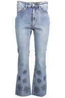 Spodnie damskie - DESIGUAL JEANS DENIM WOMAN NIEBIESKI - miniaturka - grafika 1