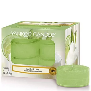 Świece - Yankee Candle Candle Vanilla Lime 12 x 9,8 g świeczka typu tealight - grafika 1