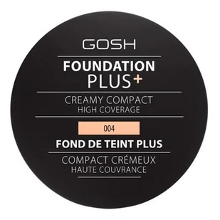 Gosh Foundation Plus Creamy Compact Podkład w kompakcie 004 Natural 9g 34015-uniw - Podkłady do twarzy - miniaturka - grafika 1