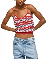Swetry damskie - Pepe Jeans Sweter damski Frida Top, Czerwony (Studio Red), S - miniaturka - grafika 1